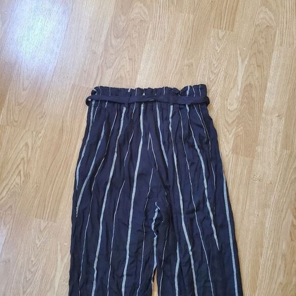 Ten Sixty Sherman Paperbag Tie Waist Pants - size Small in Black - Picture 9 of 15